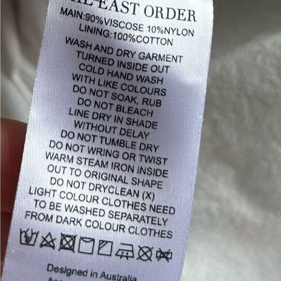 The East Order Tarshie Floral White print Sleeveless Midi Dress Size 3X - Picture 8 of 16